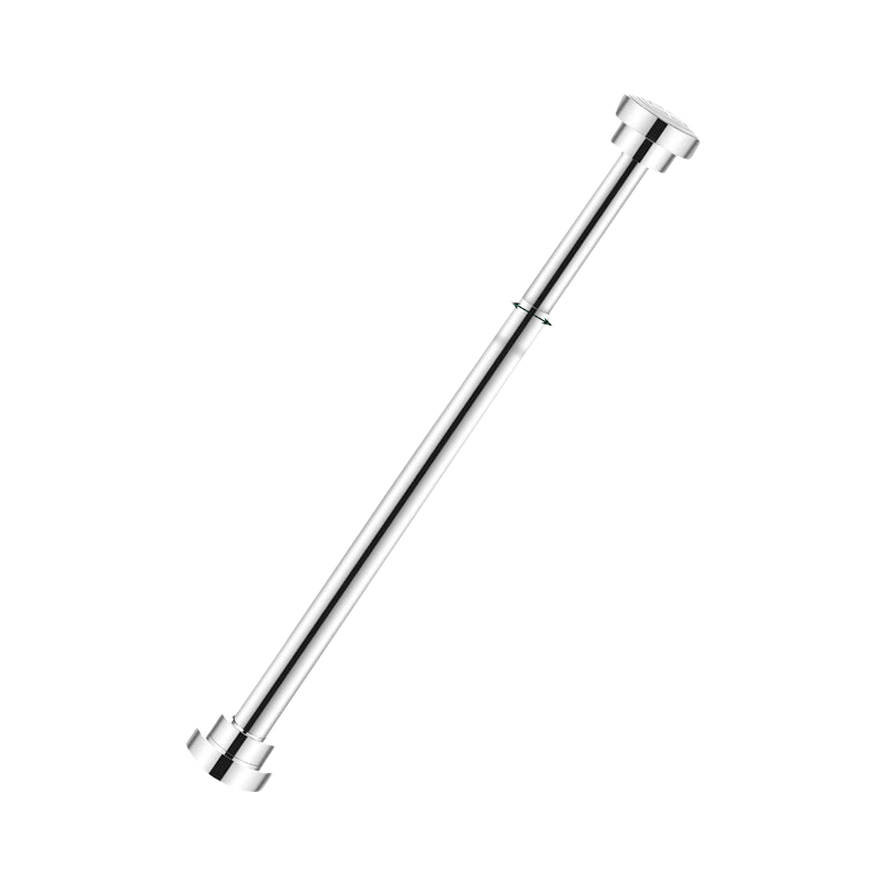 Youjialiangpin, No-Drill Telescopic Rod, Stainless Steel, Thickened 25mm Diameter Tube, 110-200cm Extendable, for Drying Clothes, Bathroom, Curtains, Balcony, Toilet, Home Use, Spring-Loaded, Pressure-Increasing, Heavy-Duty Load-Bearing, Dormitory