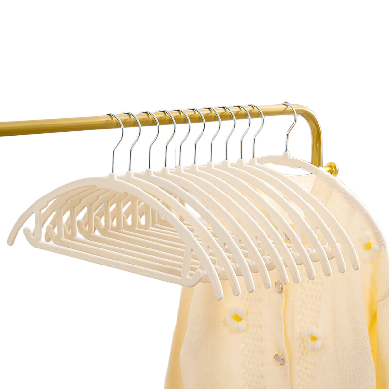 JEKO&JEKO Velvet Hangers, Non-Slip Round Shoulder Clothes Hangers, Wardrobe Coat Hooks
