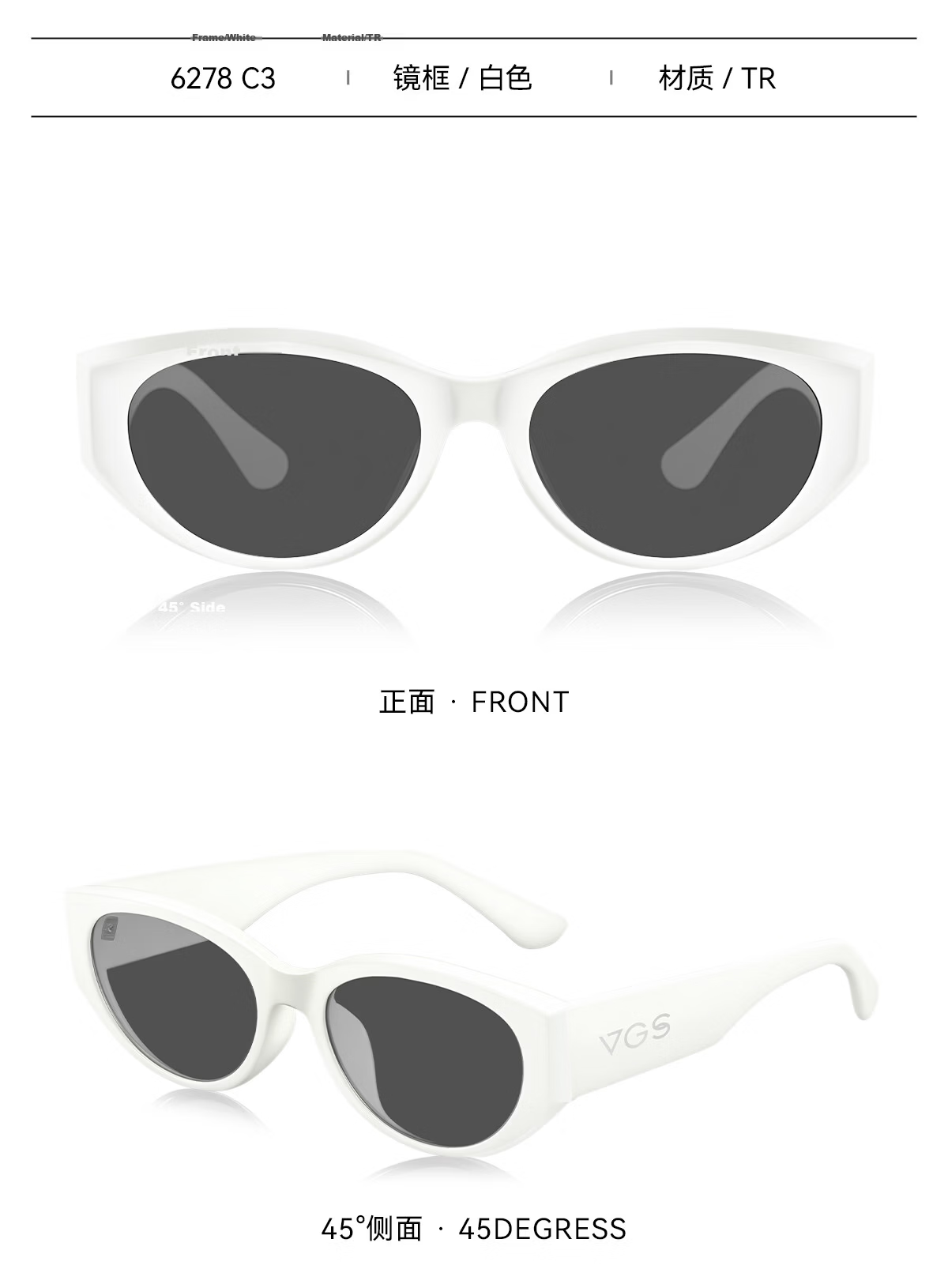 VEGOOS Unisex UV Protection Polarized Small Frame Sunglasses for Driving and Outdoor 6278C2 10