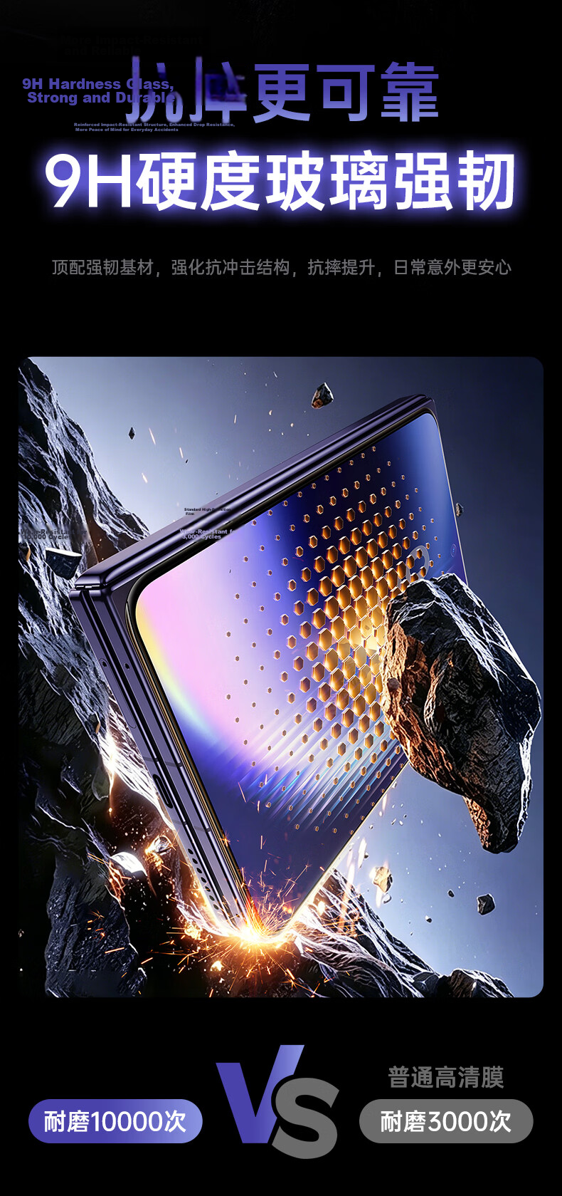 ESR Huawei PuraXMax Tempered Glass Screen Protector Full Coverage Anti-Fingerprint Drop-Proof Explosion-Proof Scratch-Resistant Full Screen Protective Film for PuraXMax Collector Edition 9
