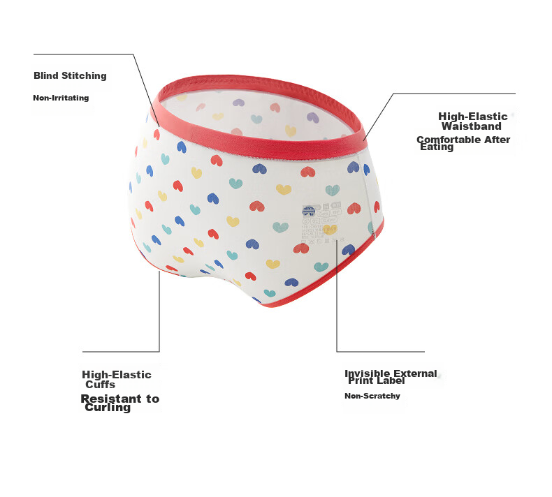 Bananain 501C Children's Underwear for Boys And Girls, Big Kids' 10A Antibacterial Teenage Developmental Period Boxer Briefs And Triangle Briefs, Baby Underwear 20