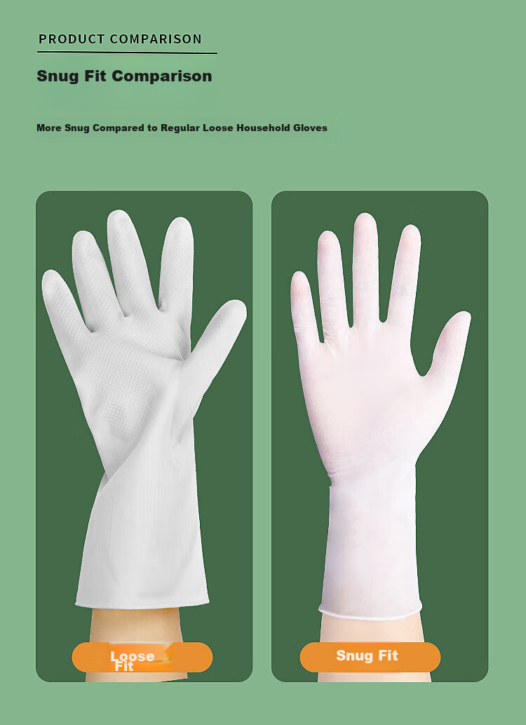 Jiazhanli Disposable Nitrile Gloves, Thickened And Durable, Industrial Laboratory Use, 30 Pieces/pack, White, Size M 6