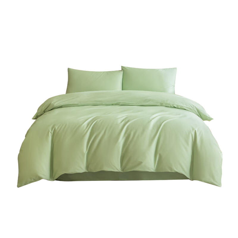 JD Jingzao Soft Light 100% Cotton Vitamin Cotton Quilt Cover A-Class Antibacterial Single Piece 150x200cm Lime Green