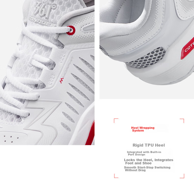 361° Victory EXT Men's Summer Breathable Badminton Tennis Shoes Durable Non-Slip 672634402-11 13
