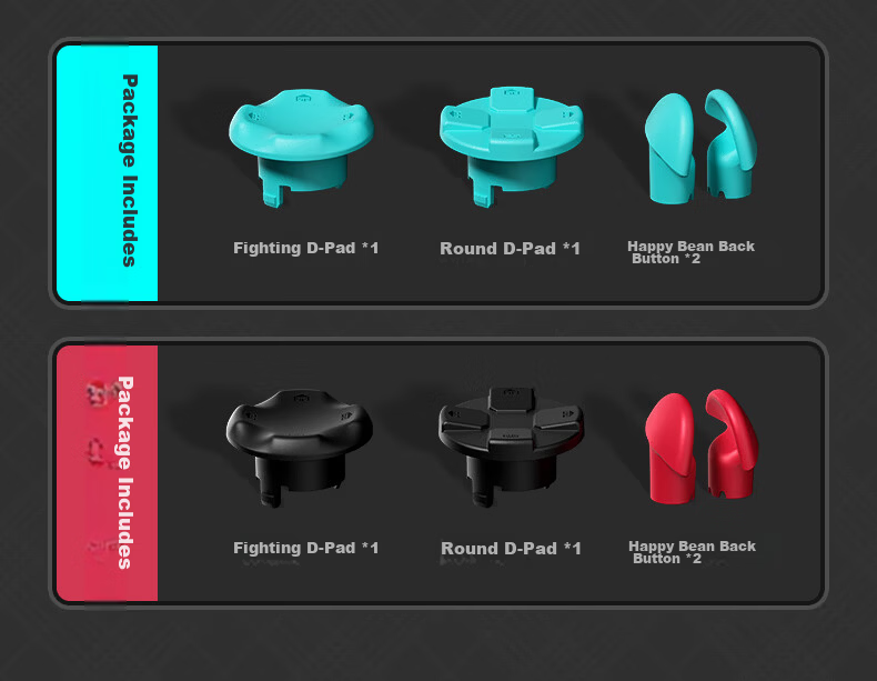 Betop Kuipeng 70 AI Smart Game Controller Buttons, Red 4