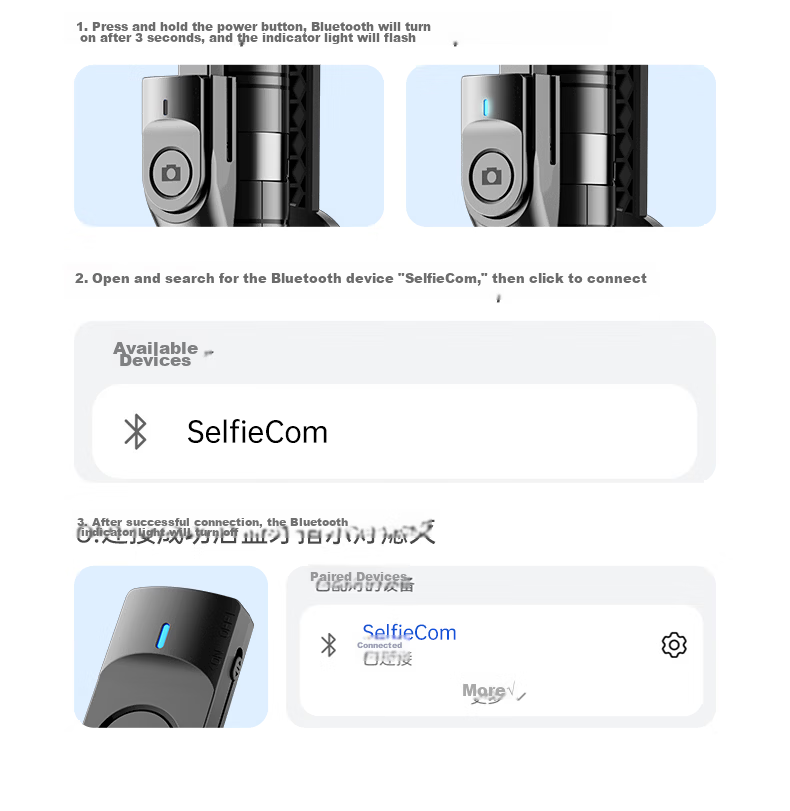 Zhiguozhe 2026 New Edition Diudiu Selfie Stick Magsafe Magnetic Phone Holder Floor Tripod Live Streaming 360° Rotation Anti-Shake Auto Tracking Travel Compact 33