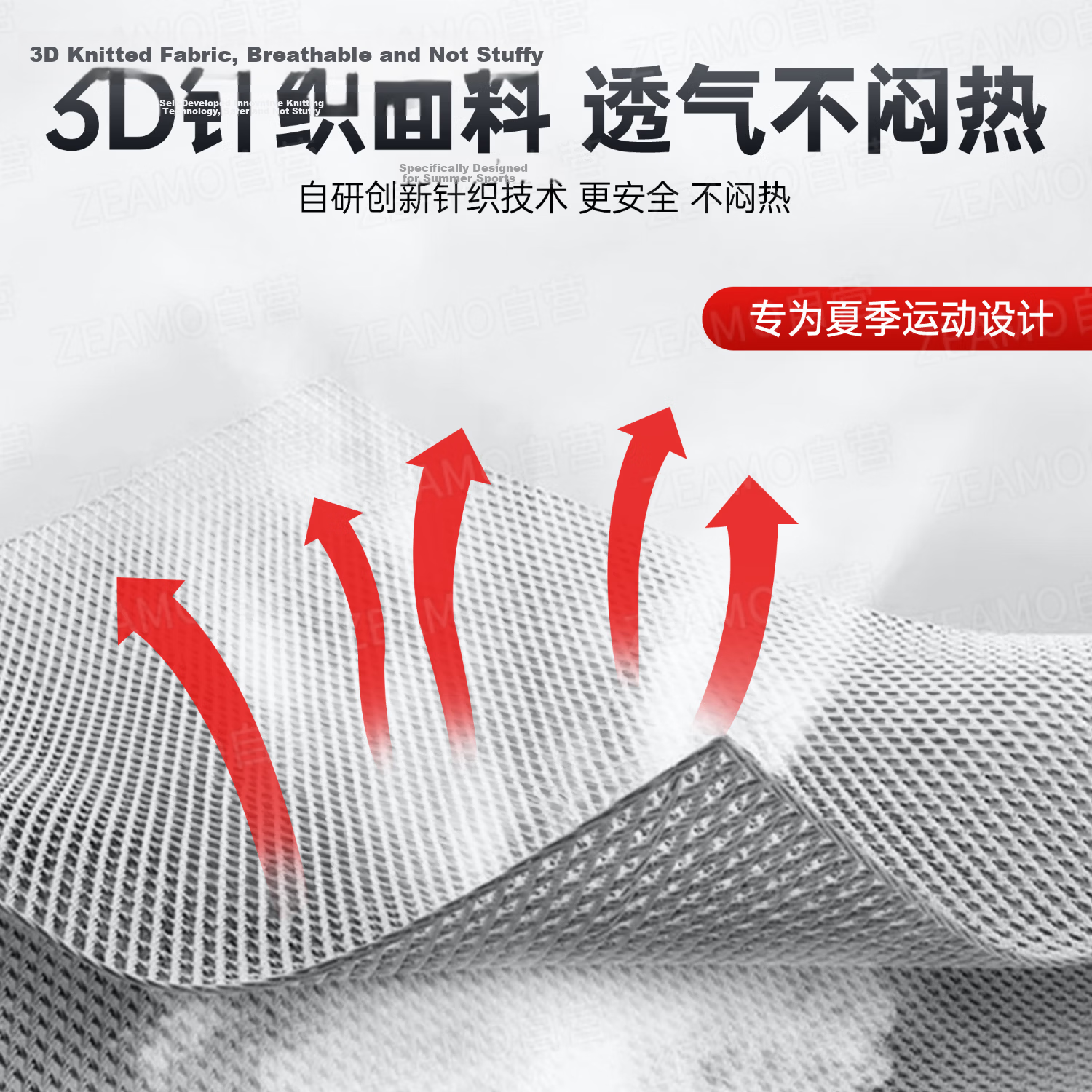 ZEAMO Knee Brace Summer Thin Meniscus Injury Sports Professional Protection Running Mountaineering Hiking Patella Strap for Men 3