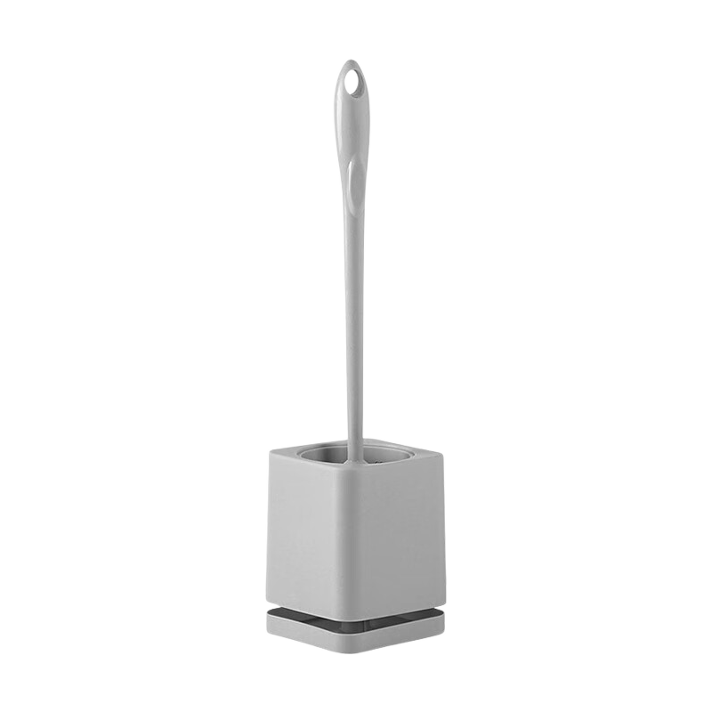 FOOJO Toilet Brush Set Draining Wall-Mounted Floor-Standing No Dead Angle Cleaning Ventilated Mold-Resistant