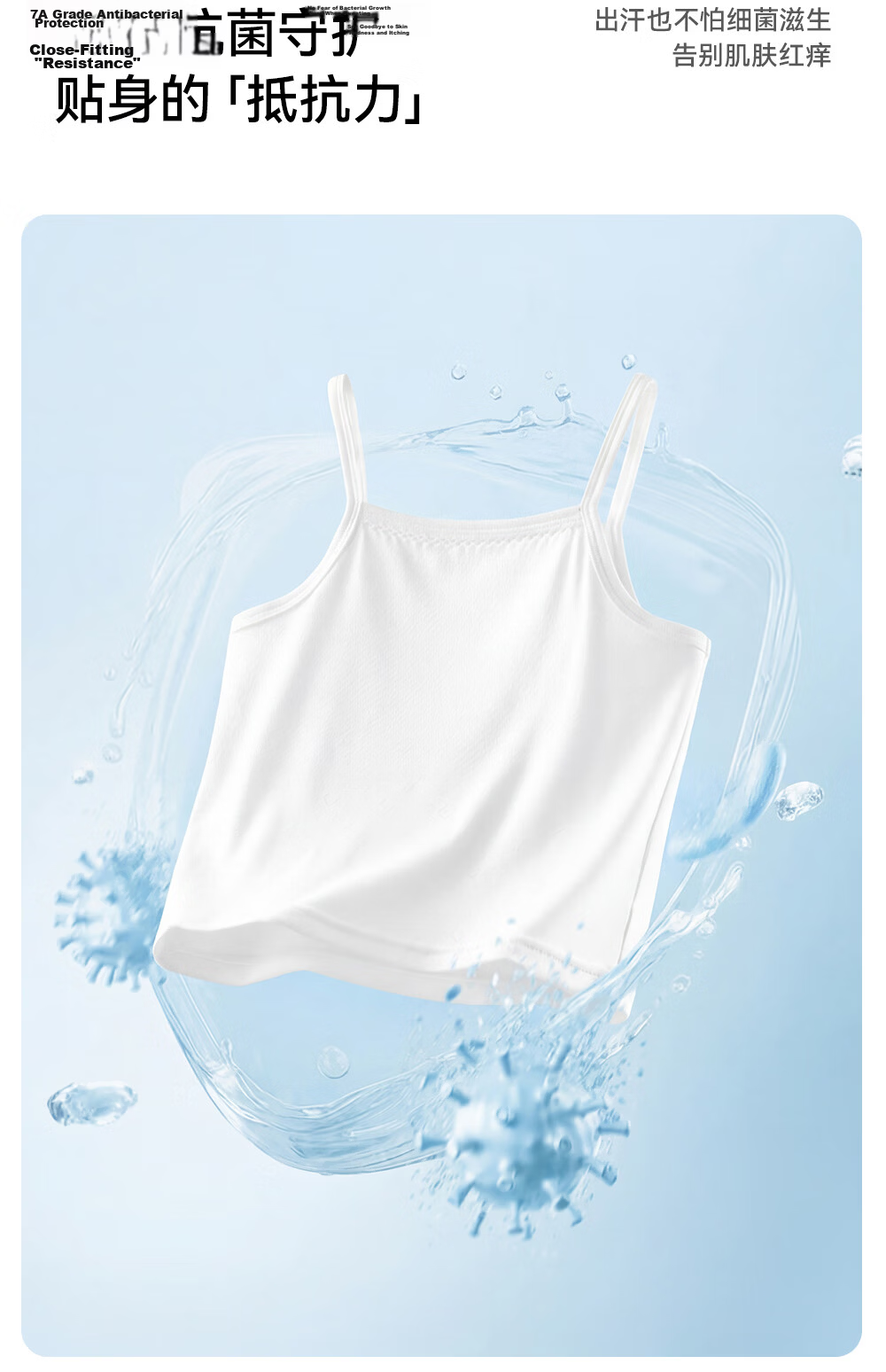 Betis Girls' Summer Thin Vest Children's Sleeveless Undershirt Tank Top Pajamas Baby Outerwear Tank Top 12