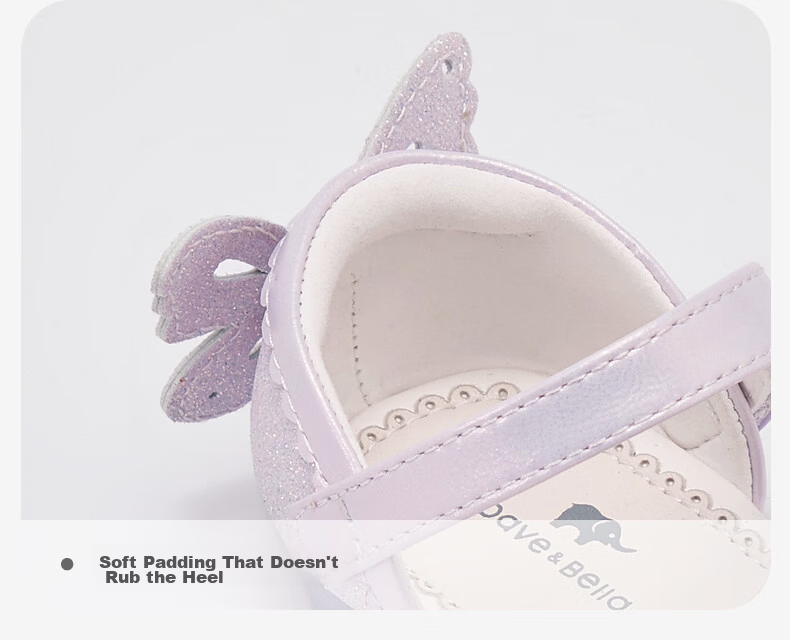 DAVE & BELLA Kids Girls Princess Summer Sandals Crystal Shoes Single Shoes 13