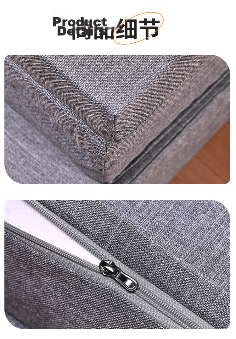 Mengyishu Natural Latex Foldable Office Nap Portable Dormitory Student Home Floor Mat 8