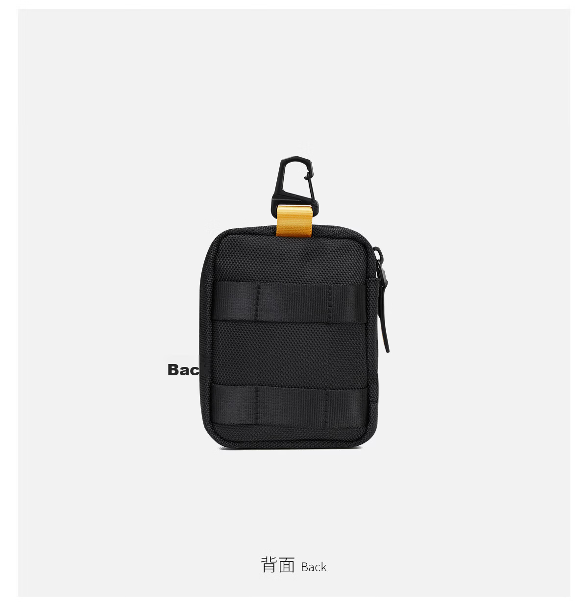 CAT Mini Hanging Bag Pendant Sub Bag Outdoor Sports Tool Bag Bus Card Power Bank 85051 Black 6