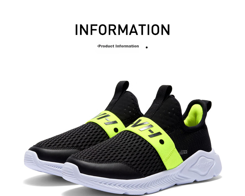 361° Children's Slip-On Sneakers, Size 26, Summer Boys And Girls (Ages 3-12), Lightweight Elastic Laceless Running Shoes 35