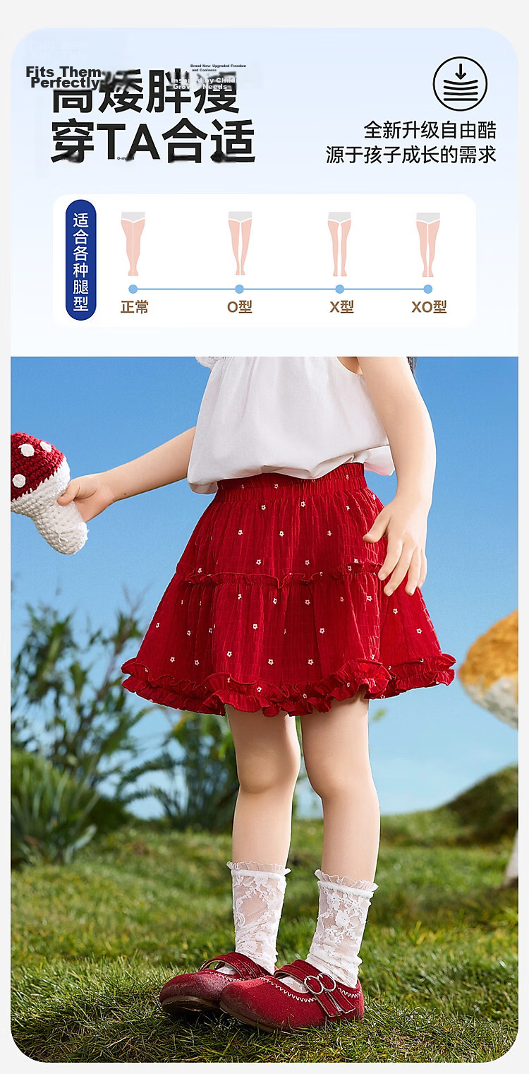 ASK JUNIOR Vintage Children's Dress Summer Toddler Polka Dot Skirt Girls Half Skirt Ruffled Princess Dress 4