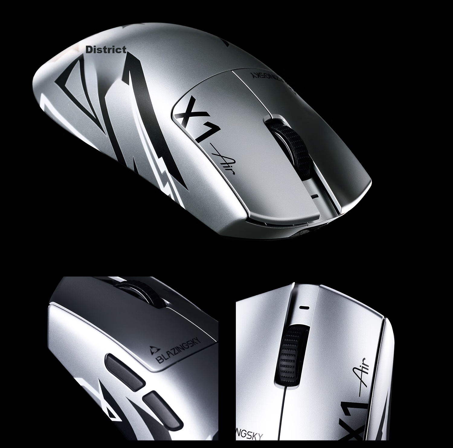 ATK LieKong X1V2 Wireless Mouse Wired/Wireless Dual-Mode Lightweight Gaming Mouse X1V2 Master Edition 2.0 Metal Red 28