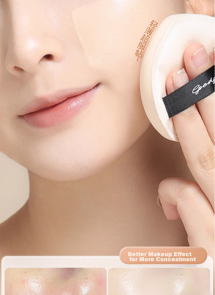 Goood GOOOD Cotton Candy Powder Puff, Ultra-Soft, No Powder Eating, Dual-Use for Dry And Wet, Air Cushion Foundation, Specialized for Setting Makeup 6