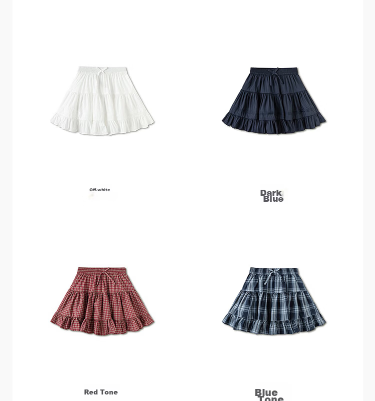 Balabala Kids Skirt Girls 2026 Summer Sweet Bowknot Short Skirt for Toddlers and Older Girls 15