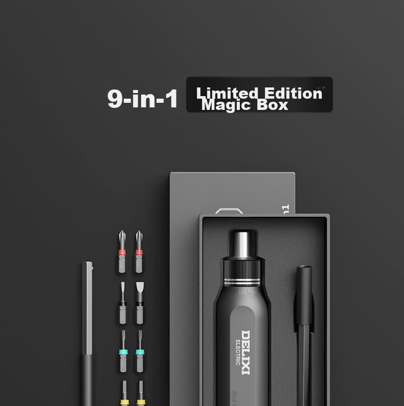 DELIXI Ratchet Screwdriver Set Multi-Function Phillips and Slotted Household Universal Small Screwdriver 21