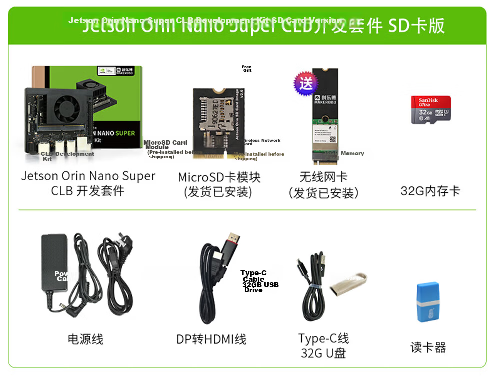 NVIDIA Jetson Orin Nano Super Official Development Kit 8GB with 256GB SSD Limited Edition Acrylic Case Included 29
