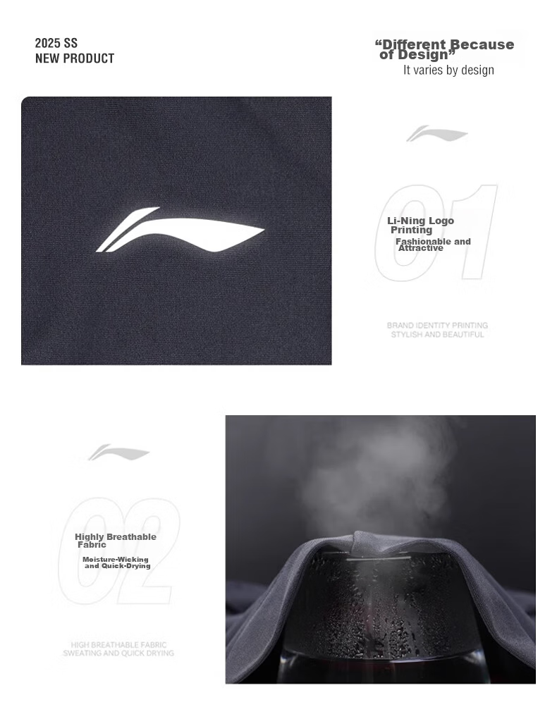 LI-NING Men's Cycling Shorts 2025 Summer New Antibacterial Thickened Shock-Absorbing Road Bike Padded Shorts 6