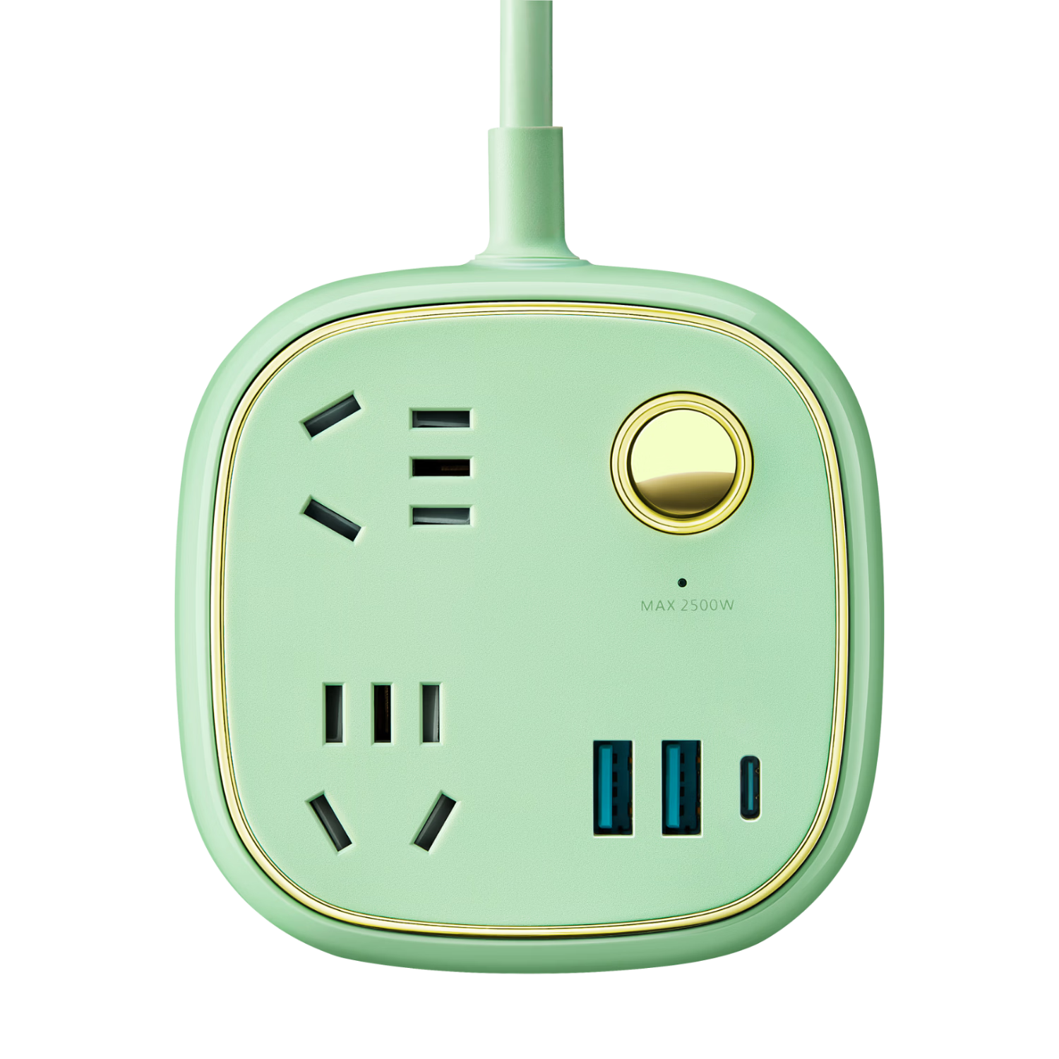 BULL 30W PD Fast Charging Power Strip/Extension Cord/Surge Protector/Power Bar/Power Strip 3 USB Ports + 2 Five-Hole Outlets Total Length 1.5 Meters GN-R602U30
