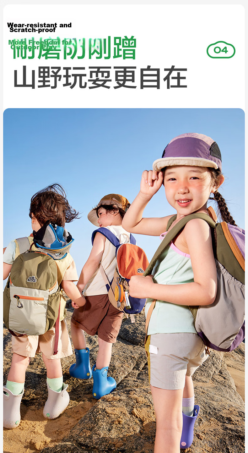 Kocotree KK Tree Kids Backpack Ultra-Light Sports Bag Boys Girls Large Capacity Outdoor Water-Resistant Deep Sea Blue 9