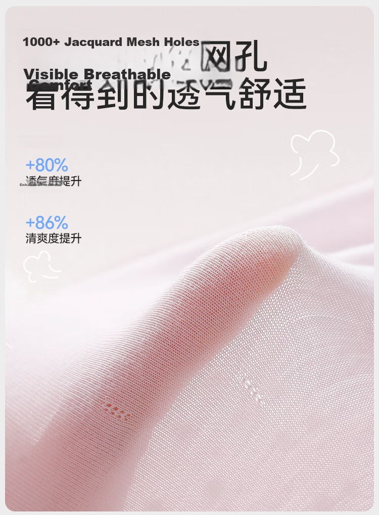 YEEHOO 7A Antibacterial Mulberry Silk Crotch Children's Underwear, 50S Youkesi Girls' Panties, Safety Shorts, Base Layer Pants 6