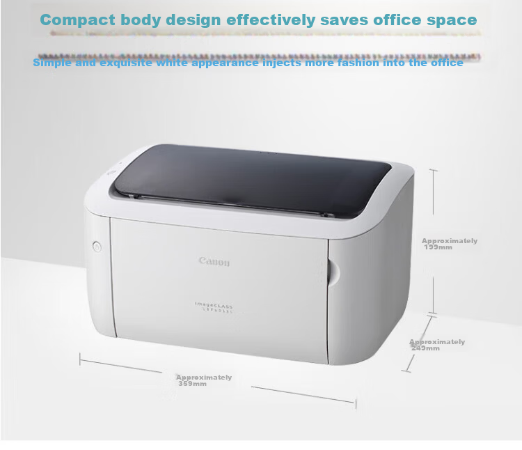 Canon LBP6018L Black and White A4 Compact Laser Printer for Office and Home Fast Business Use 8