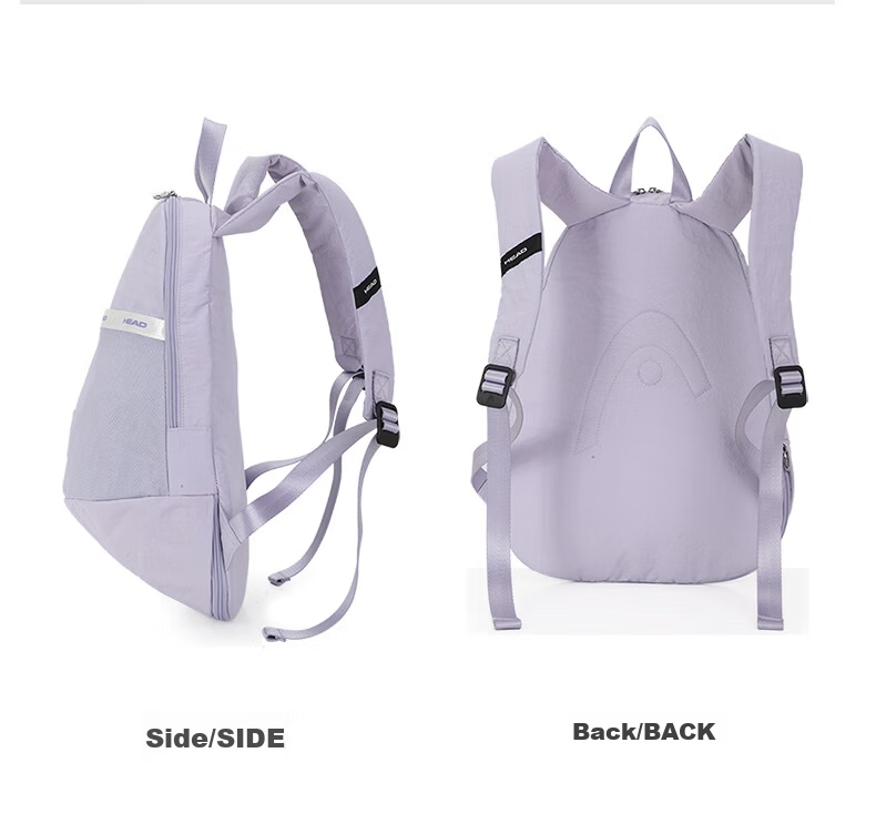 HEAD Casual Sports Bag Lightweight Versatile Tennis Bag Wimbledon Badminton Large Capacity Backpack Pickleball Racket Bag 17