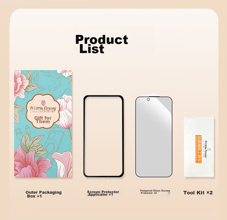 ALittleFlower [Hot Sale 600K+ 25° Privacy Screen Protector] Compatible with iPhone 17 Pro Max Tempered Glass Privacy Film Anti-Peeping Protective Anti-Drop Screen Protector 12