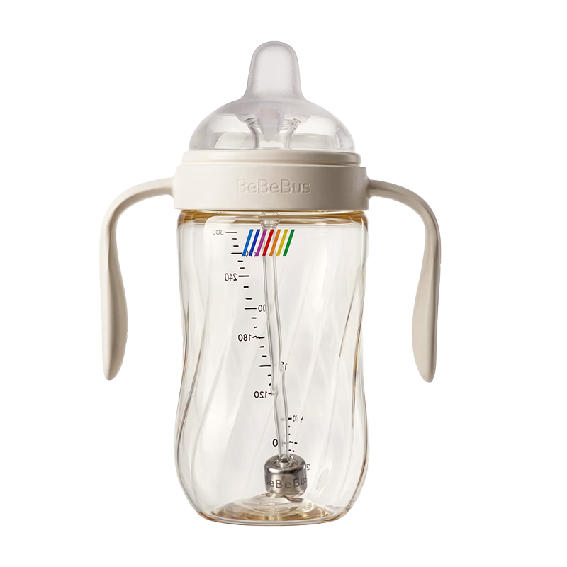 Bebebus Baby Duckbill Cup for 6+ Months Learning Drinking Cup PPSU Anti-Choke Gravity Ball Straw Water Bottle 300ml