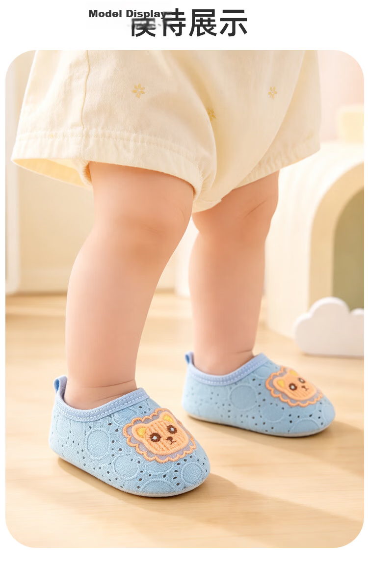 9i9 Baby Walking Shoes Summer Bowknot Girls Breathable Mesh Soft Sole Non-slip Floor Socks B70 Aqua Green Size 13 13