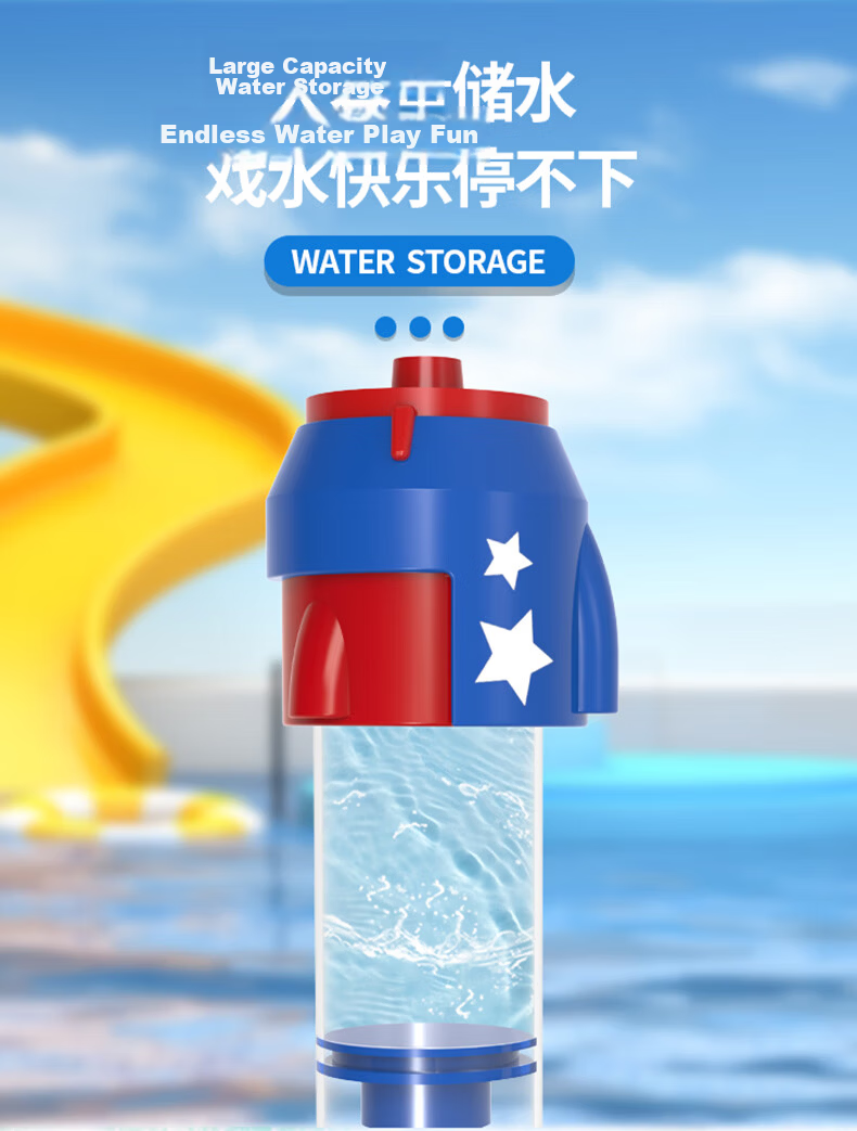 Disney Marvel 31-Hole Water Blaster Toy Water Gun Kids Captain America Birthday Gift 5
