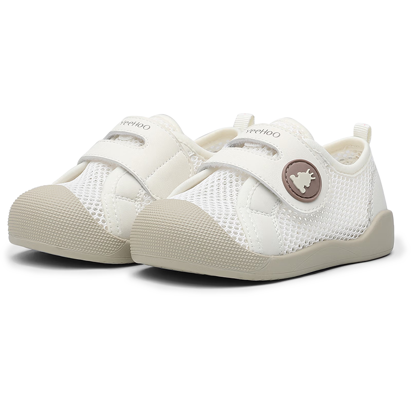 YEEHOO Children's Shoes Summer Breathable Baby Toddler Mesh Girls Casual Shoes Soft Bottom Anti-slip Stepping Shoes Boys Board Shoes Mesh Hole
