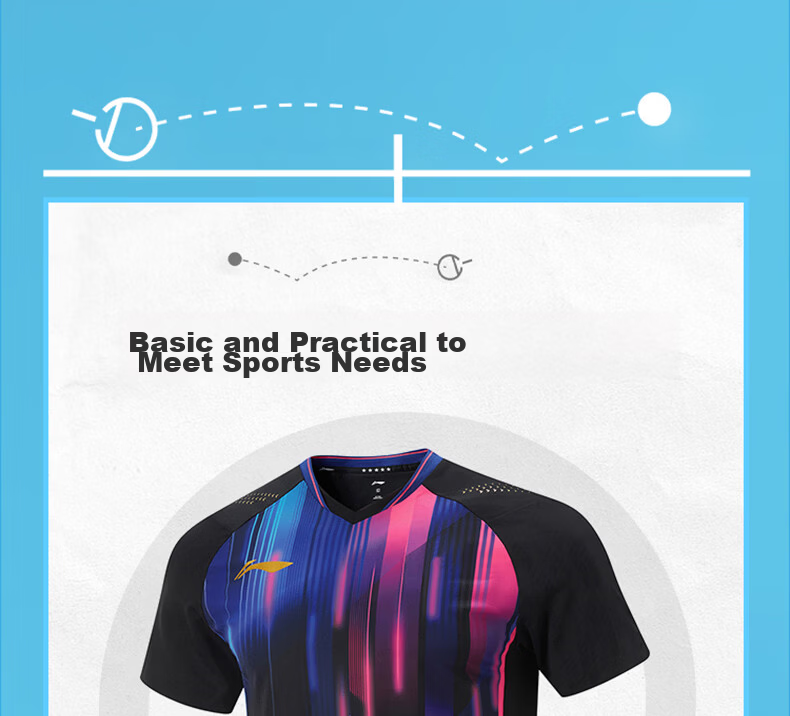 LI-NING Table Tennis Shorts National Team Same Style Unisex Professional Competition Training Sports Shorts Black 2XL 4