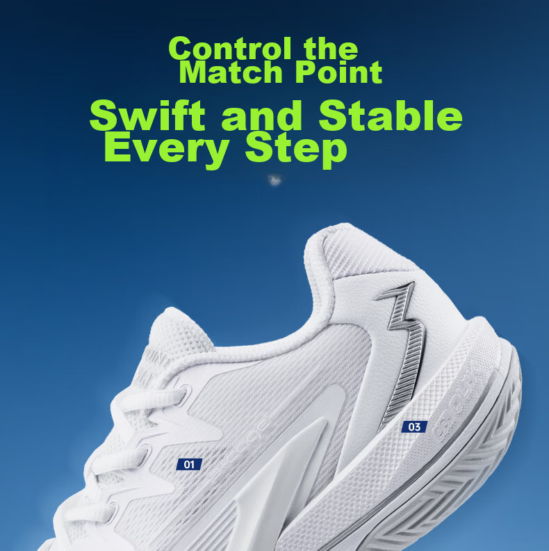 361° Sai Dian Pickleball Shoes Men's Sports Shoes Summer New Professional Training Shoes Cushioning Rebound 672624403-1 4