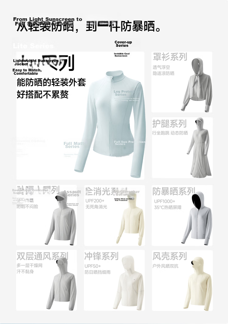 Beneunder Women's Sunscreen Jacket Spring Summer Cooling UV Protection Slim Fit Stand Collar Skin Jacket AL013 Frost Milk White L 4