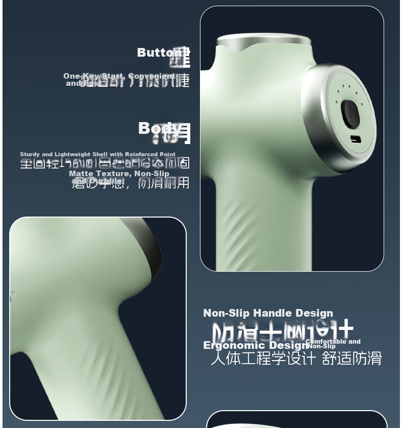 LI-NING Fascia Gun Massager for Shoulder, Neck, Waist, Back, Full Body Muscle Relaxation, Professional Sports Massage Hammer, Gift for Parents, Partner, Holiday and Birthday Gift, Neck Massager Gun 34