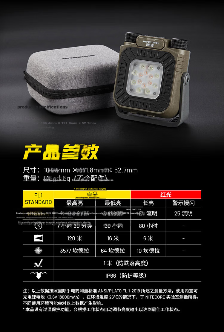 NITECORE NWL30 Outdoor Work Light Multifunctional Illumination Mosquito Repellent Nighttime Automotive Repair Light 13