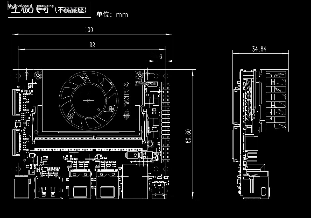 Yahboom NVIDIA Jetson Orin Nano Super 8GB Development Board ROS Main Control Kit AI Core Board Linux 19