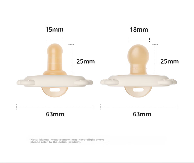 Beingmate Baby Pacifier 0-3-6+ Months Anti-Colic Silicone Soother Day and Night Use for 1-3 Years Newborn Toy 15