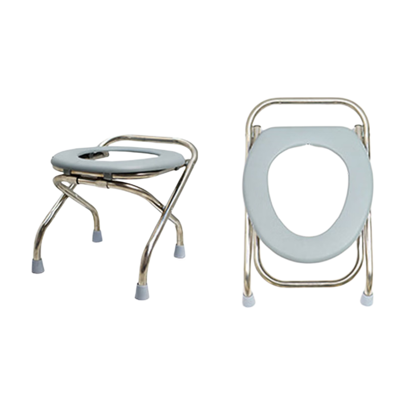 Youjialiangpin Foldable Commode Chair for Elderly, Pregnant Women, Mobile Toilet Seat, Stool for Patients with Bowel Issues