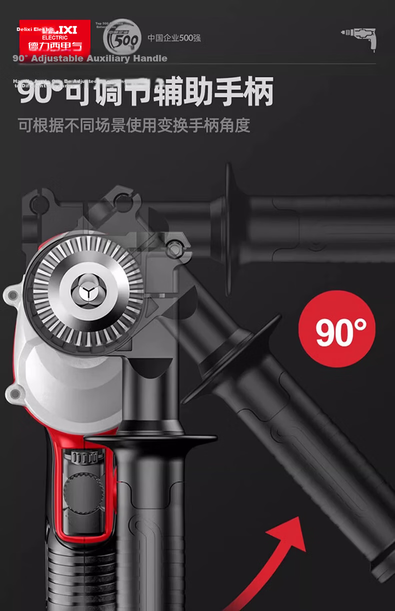 DELIXI Household 220V Impact Drill Small Multifunction Lightweight Impact Hammer Cordless Electric Power Drill 21