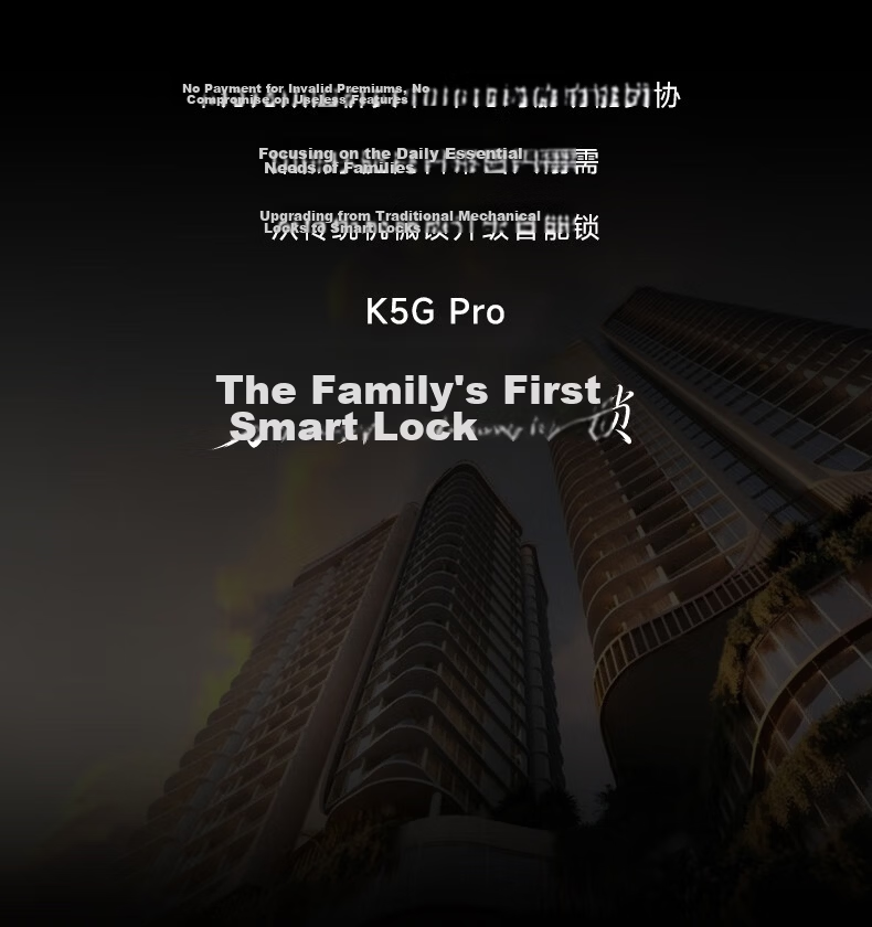 TCL Smart Door Lock with Facial Recognition, Large Screen Peephole, Dwell Capture, Door Ajar Alert, Fingerprint K5GPro 15