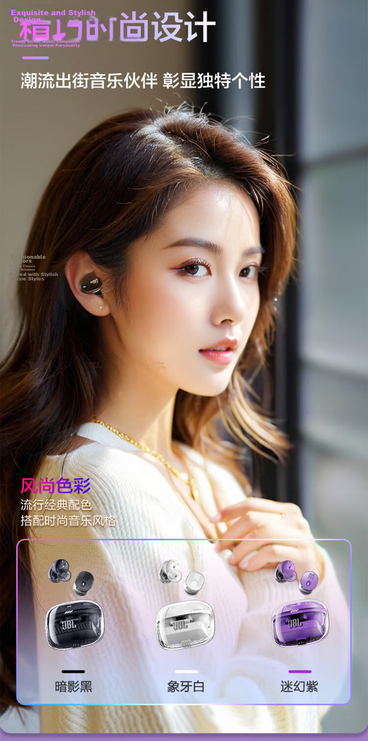 JBL TUNE BUDS 2 True Wireless Bluetooth Earbuds Active Noise Cancelling Sports Earphones Compatible with Android In-Ear Mic Gaming Earbuds Matte White 3