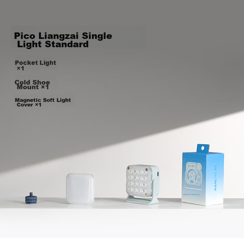NANLITE Pico RGB Magnetic Fill Light Compact Portable LED Pocket Light Outdoor Portrait Photography Light for Mirrorless Camera Mobile Video Live Streaming Travel Lighting 18