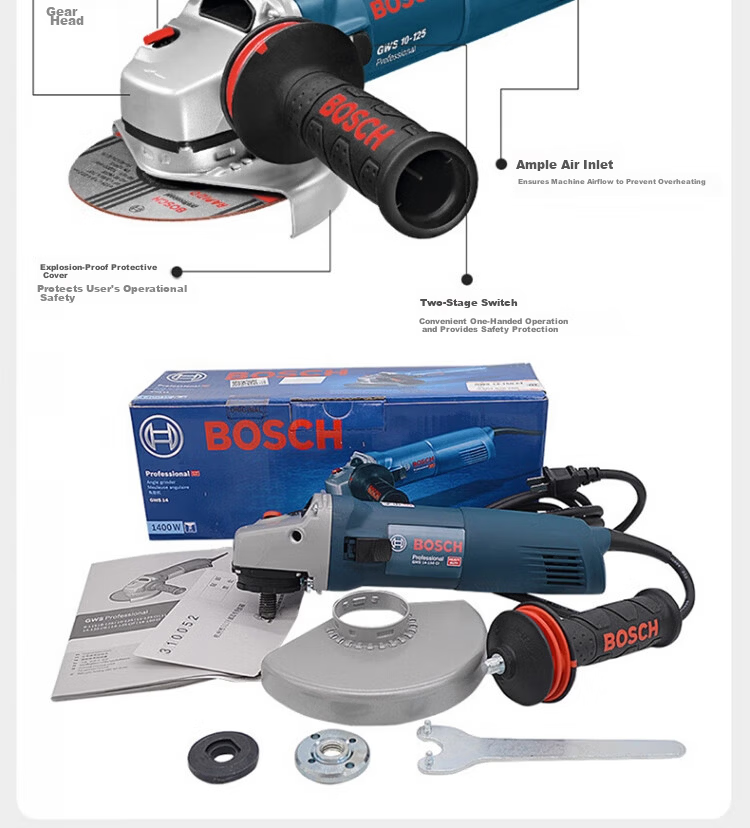 BOSCH Angle Grinder GWS 14-125 CI 4