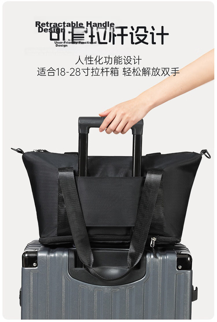 Disney Short Trip Sports Fitness Crossbody Bag Lightweight Large Capacity Foldable Wet and Dry Separation Swim Bag D95220SA 7