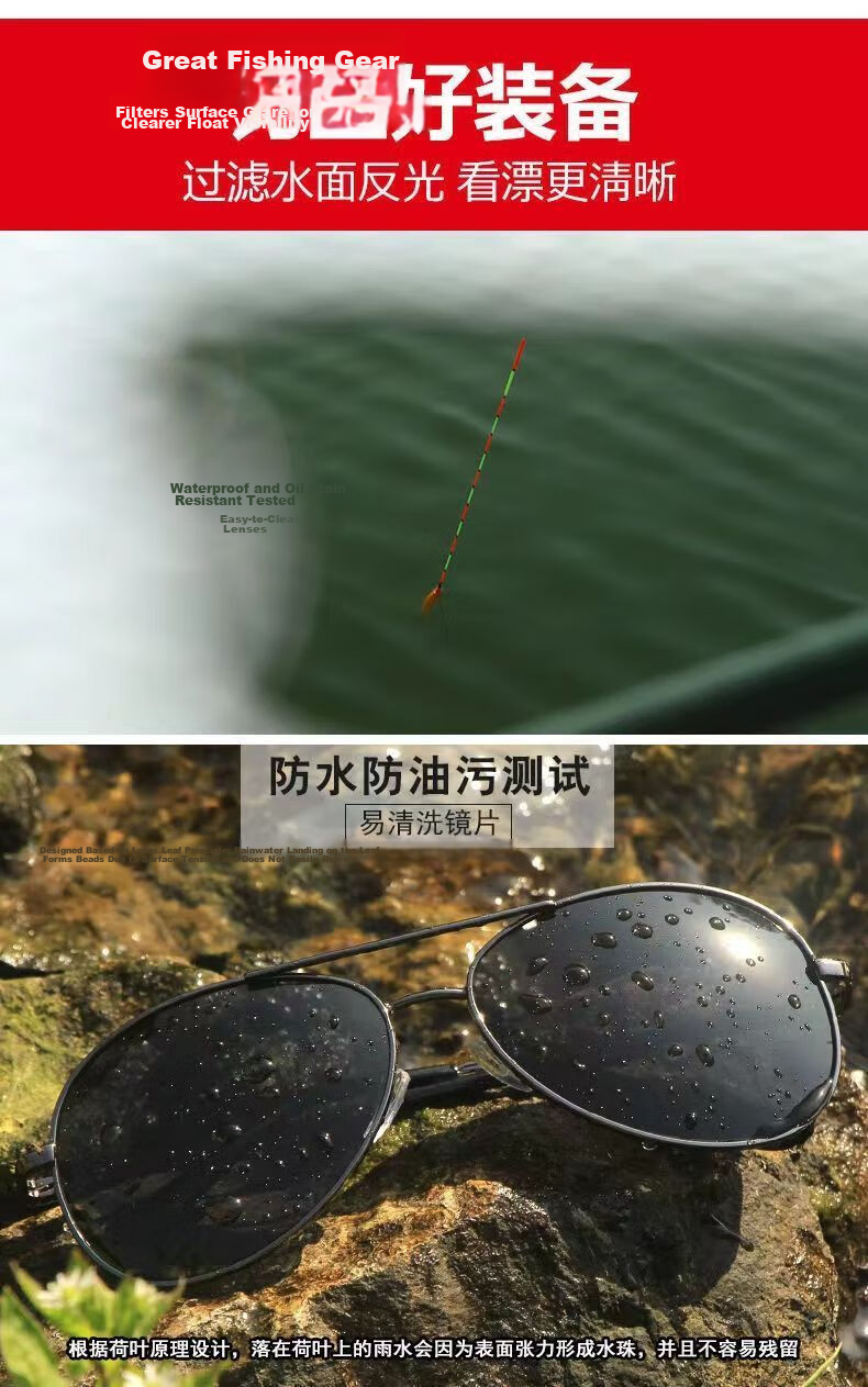 Feisite Sunglasses HD Unisex Polarized UV Protection Driving Glasses Full Black Frame Photochromic 3