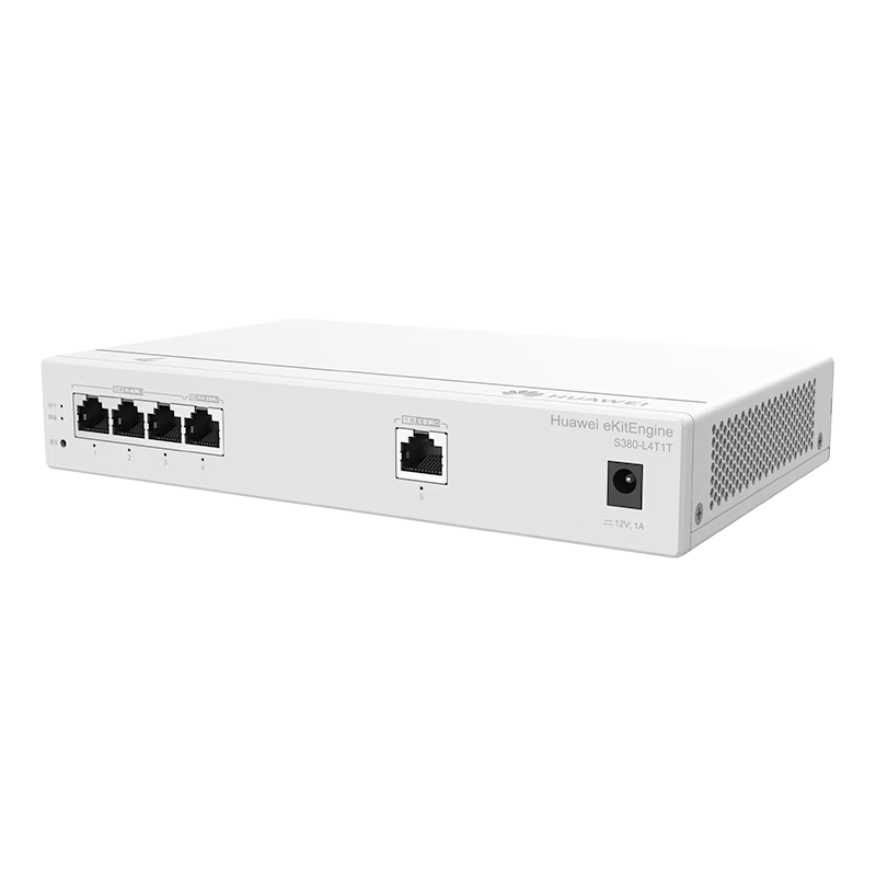 Huawei Kunling 5-Port Gigabit PoE Switch Router S380-L4P1T Enterprise Network Integrated Web Management Power 50W